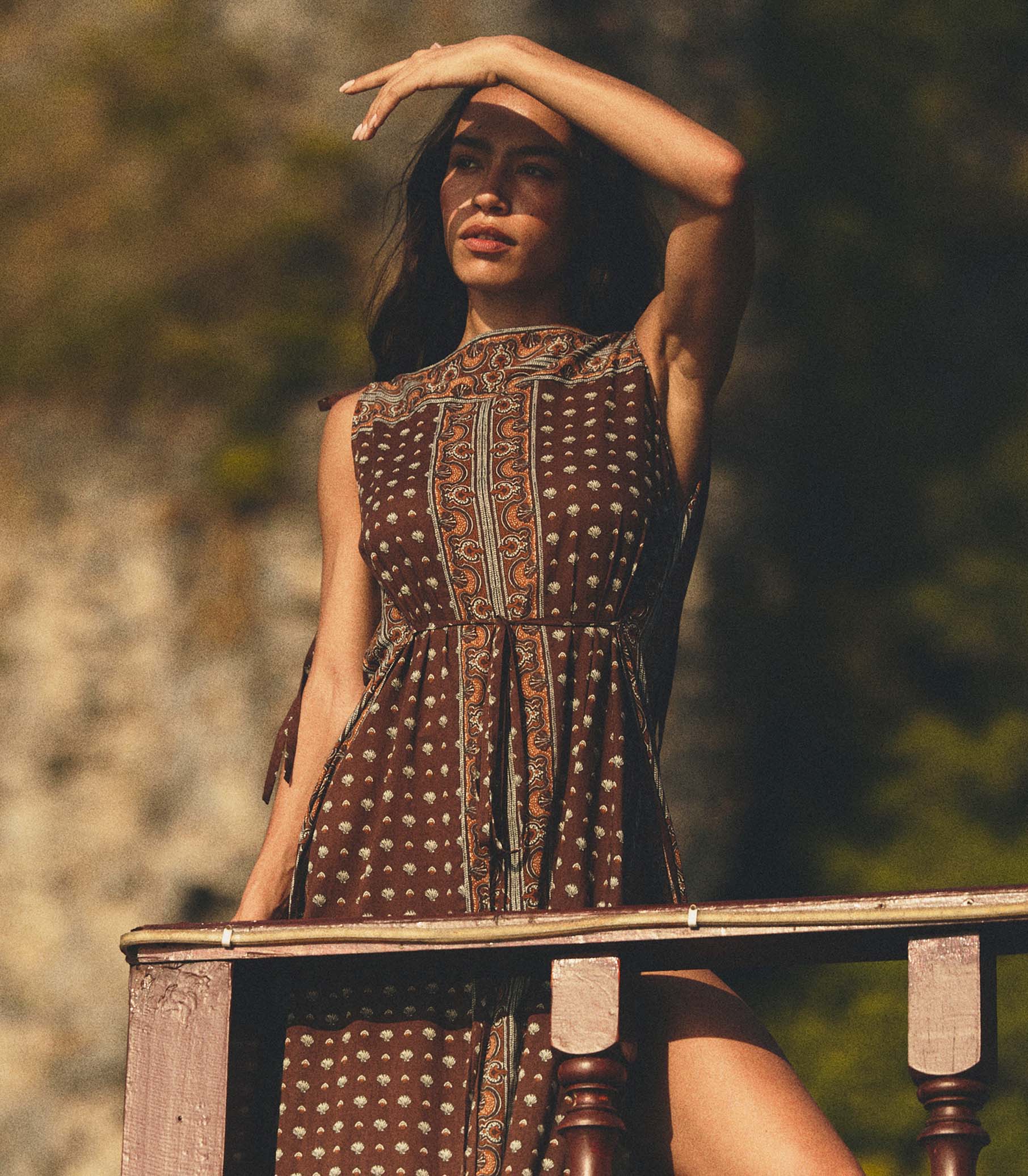 AMARANTE DRESS -- TERRE FOULARD DE LA MER - Image 3
