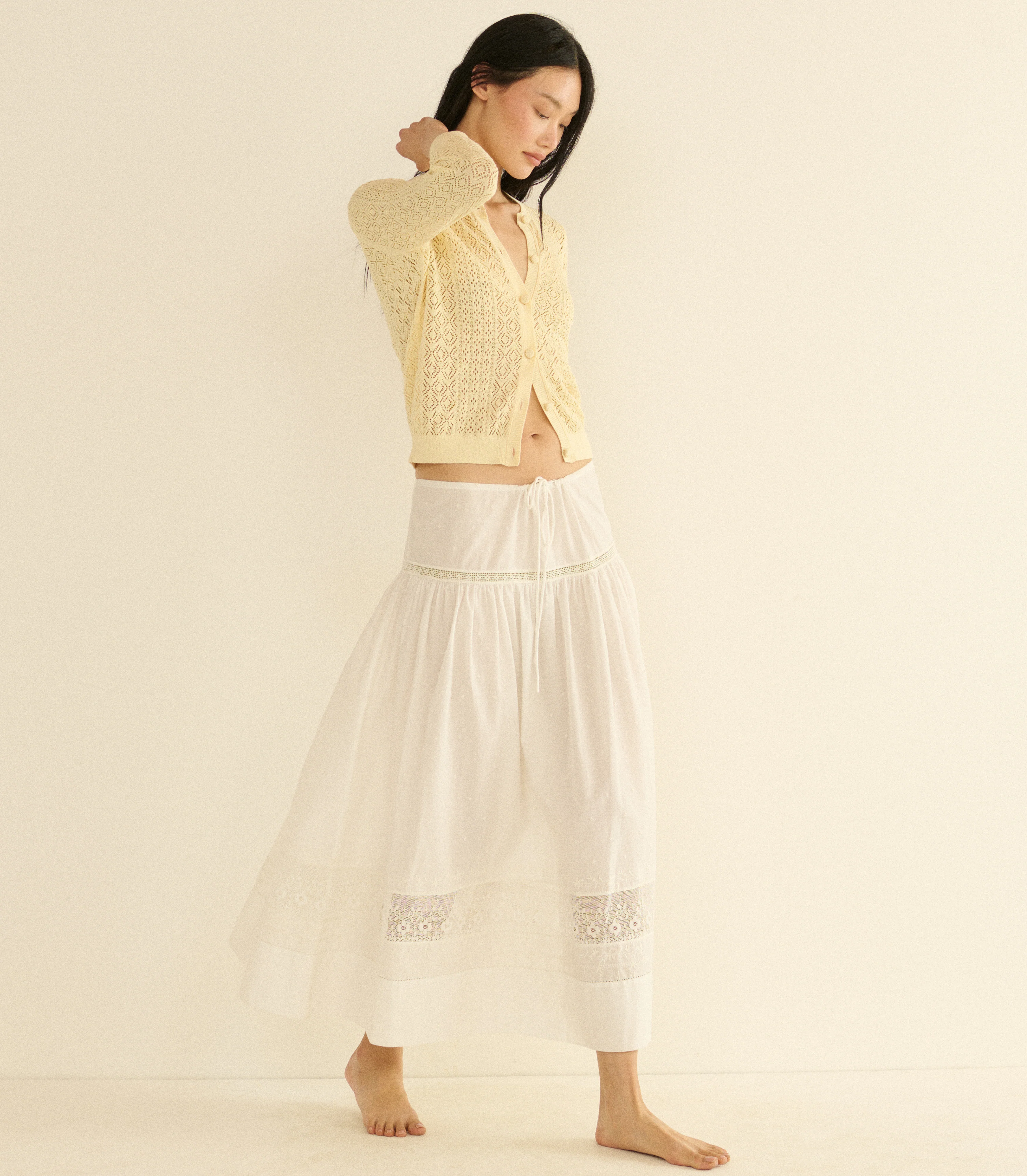 DIANE CARDIGAN -- VANILLA - Image 3