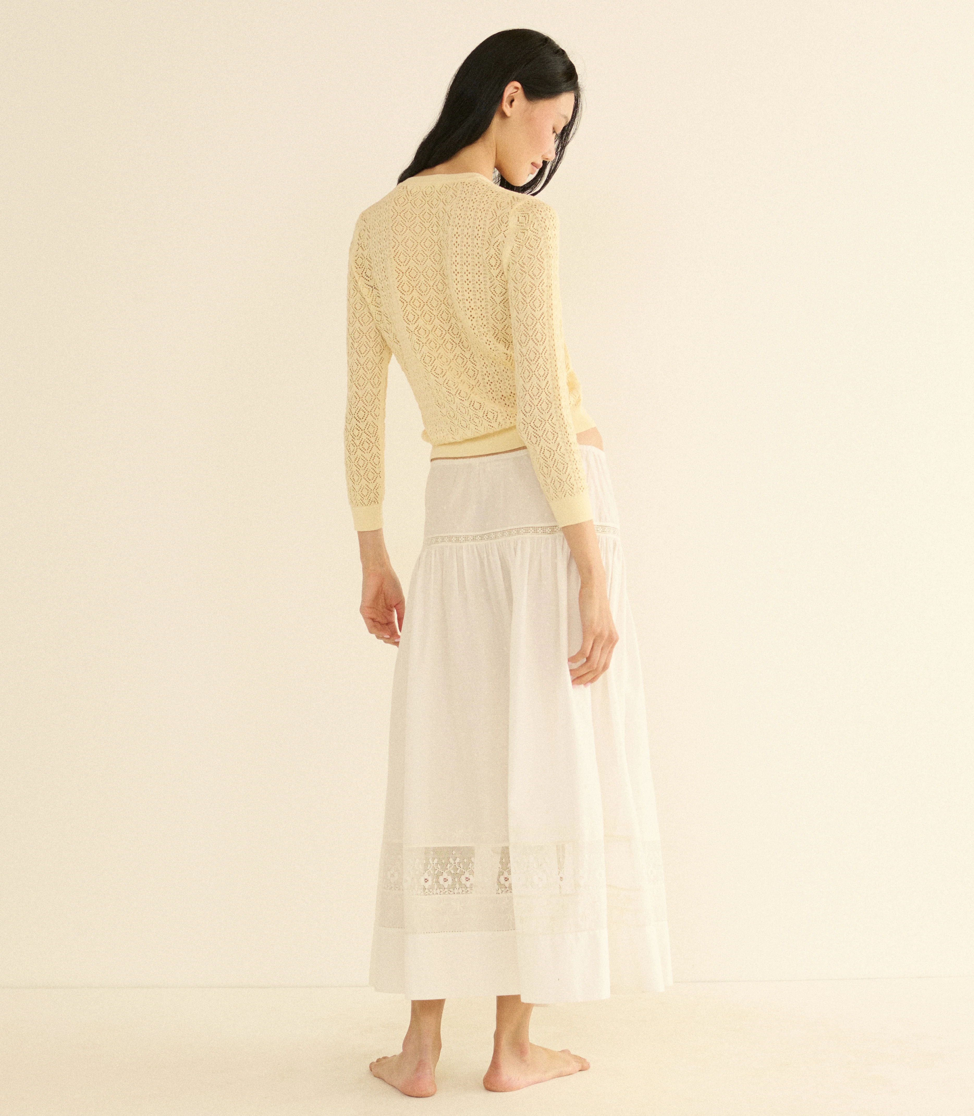 DIANE CARDIGAN -- VANILLA - Image 5