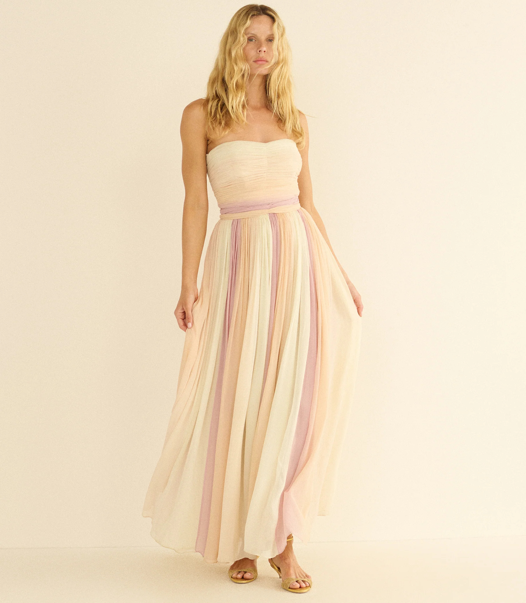 DIANTHUS DRESS -- TOURMALINE OMBRE - Image 3
