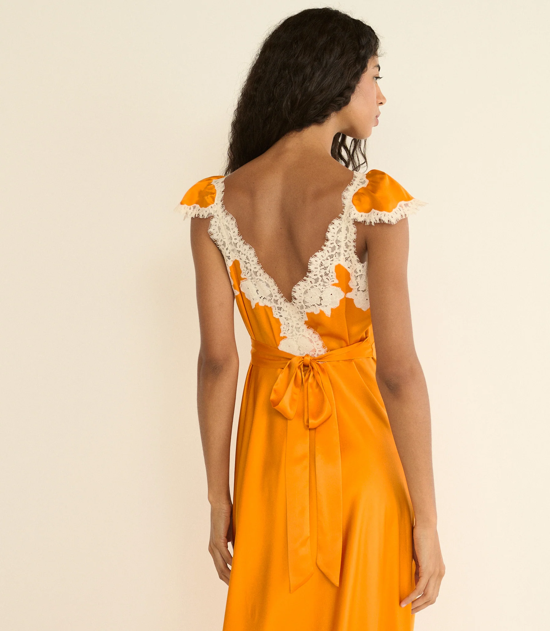 FIONA DRESS -- TANGERINE - Image 10