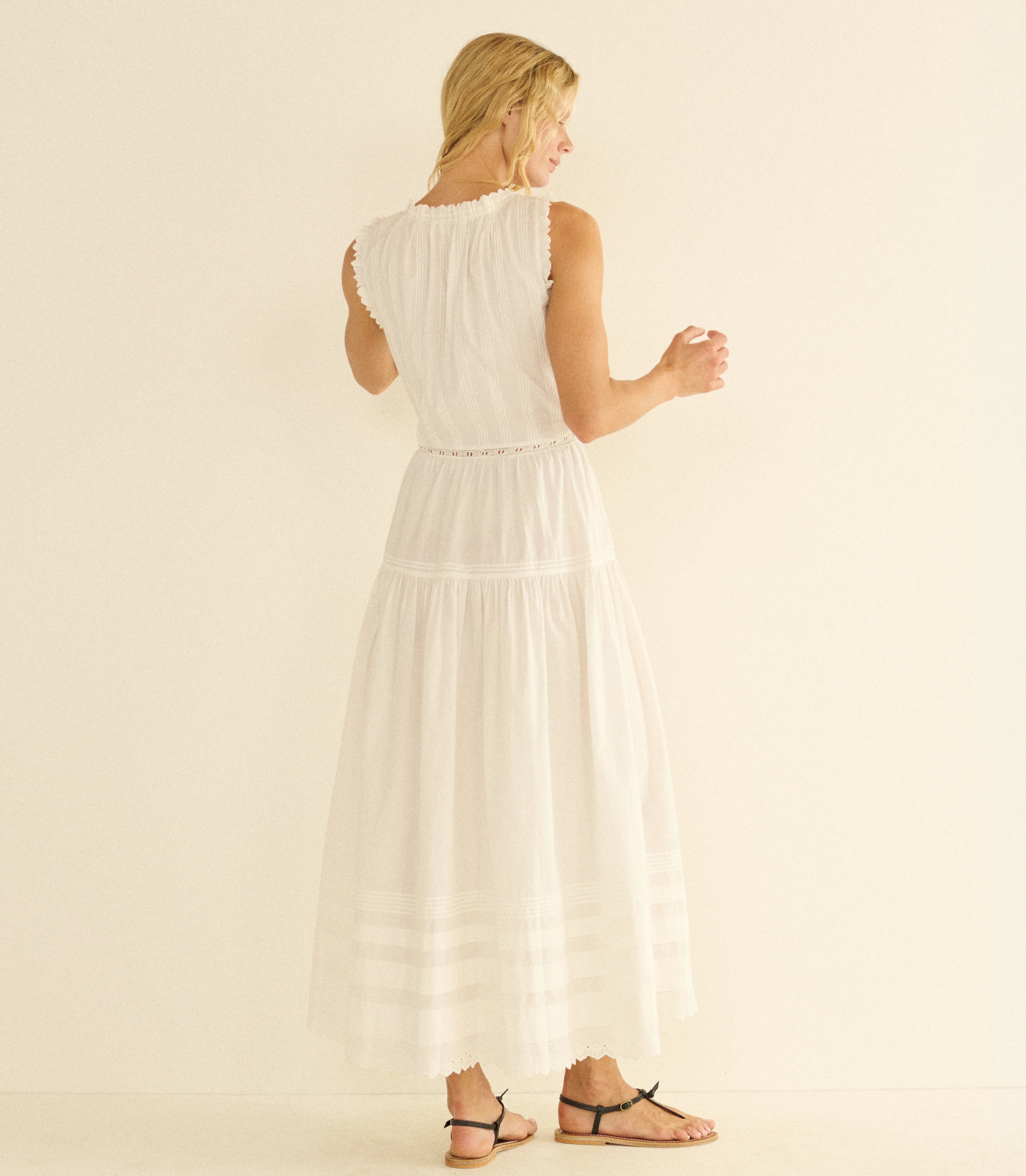 HORTENSE DRESS -- SALT - Image 5