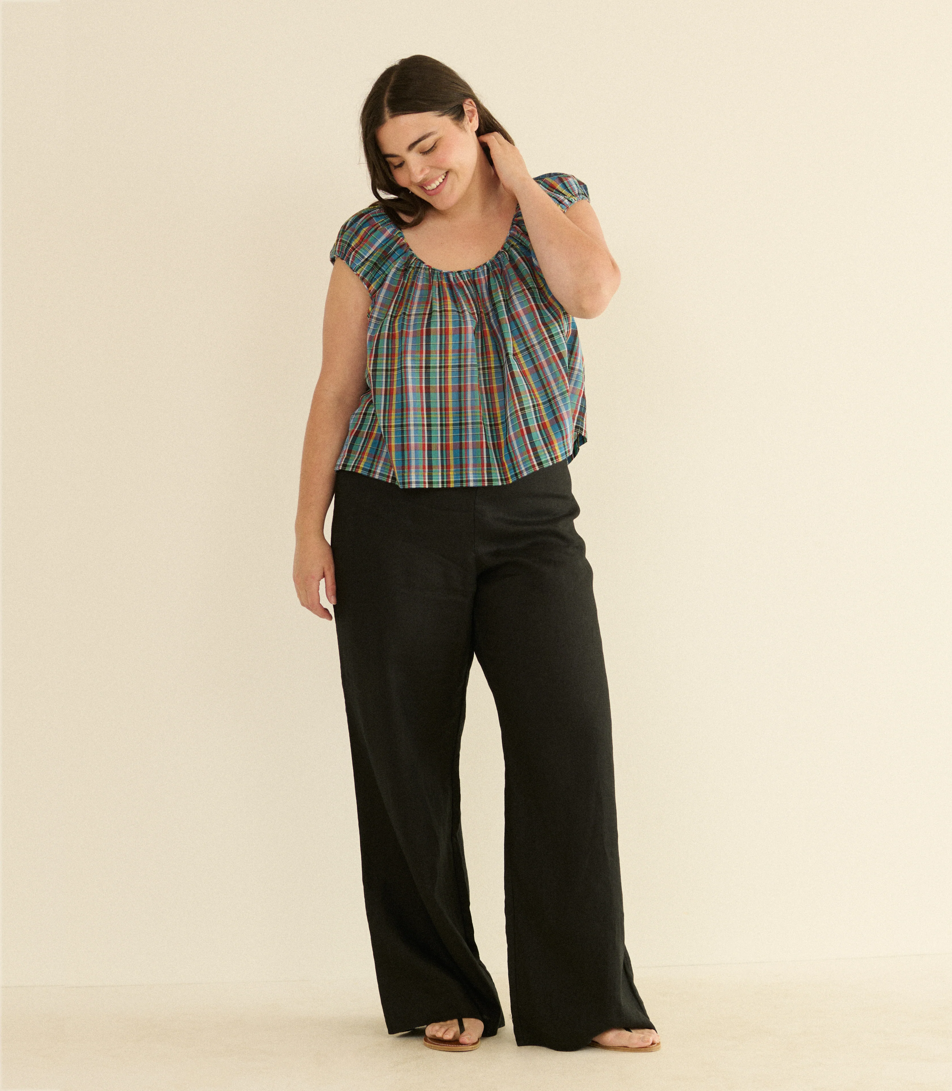 JESSA TOP -- ALDERBROOK PLAID - Image 8