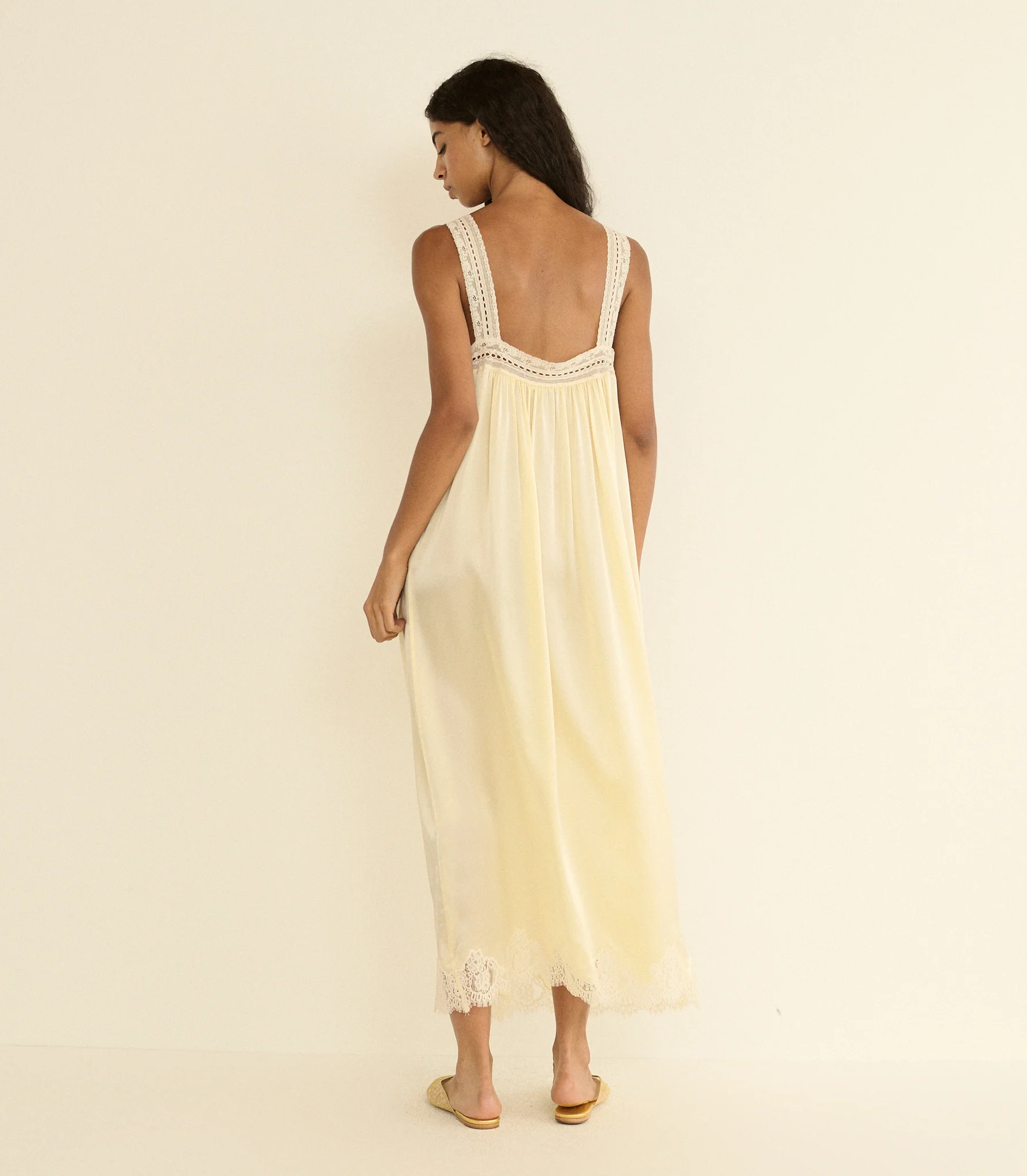 LUCIANE DRESS -- VANILLA - Image 3