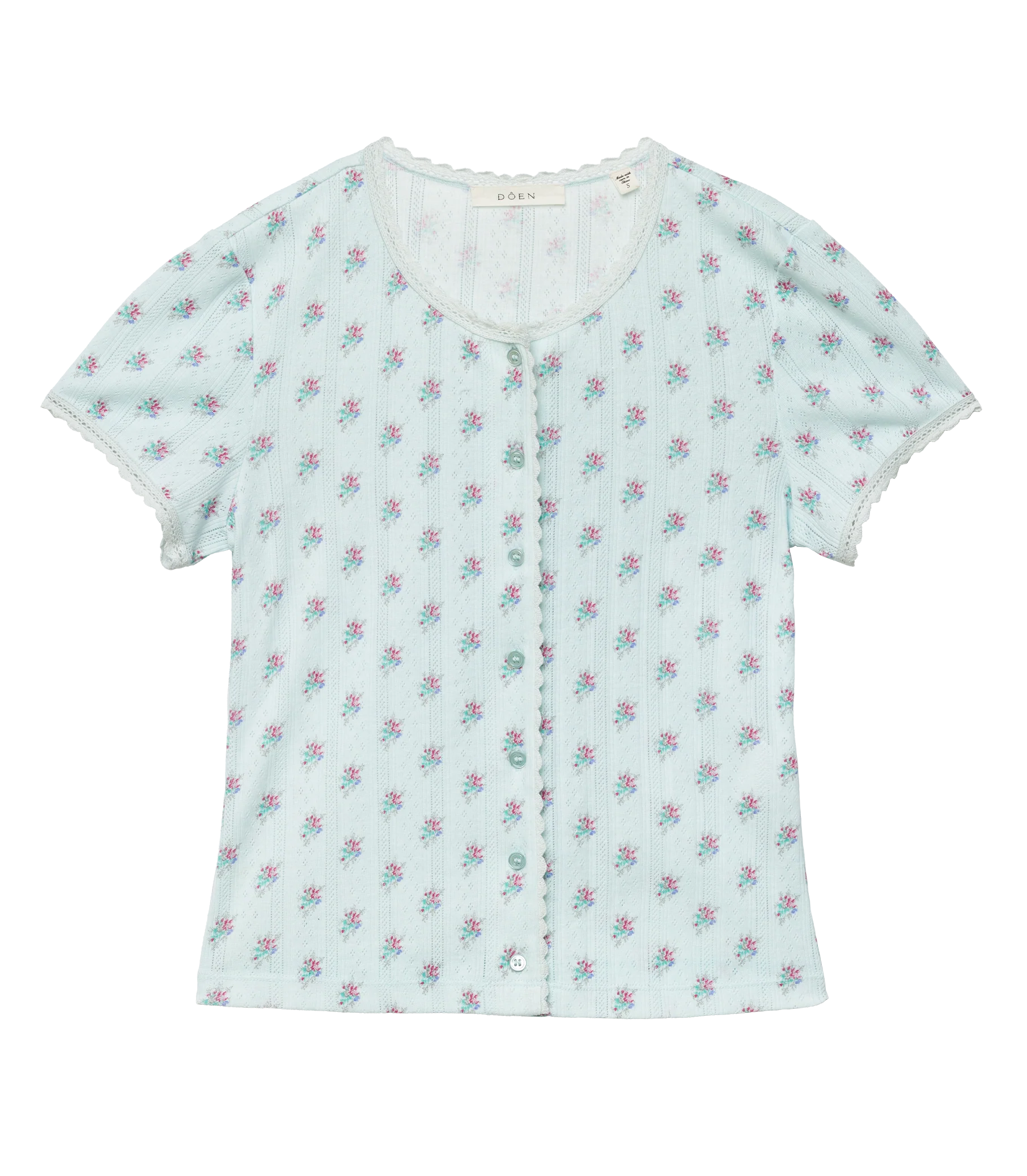 NETA TEE -- SKY PETIT POSY CALICO - Image 5