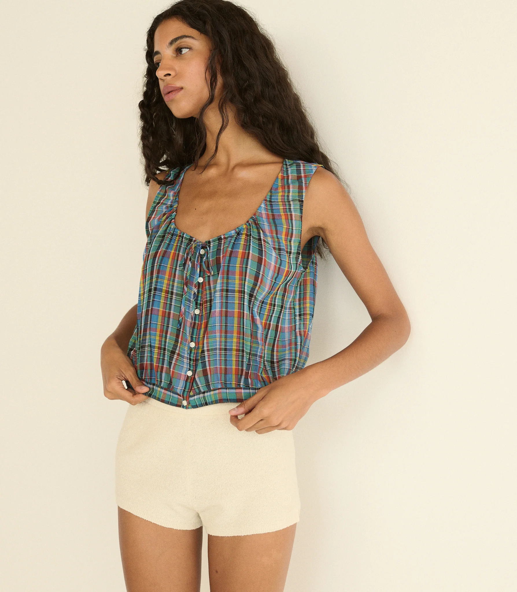 THEO TOP -- ALDERBROOK PLAID - Image 6